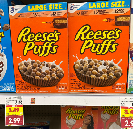 General Mills Cereals Kroger Shelf Image