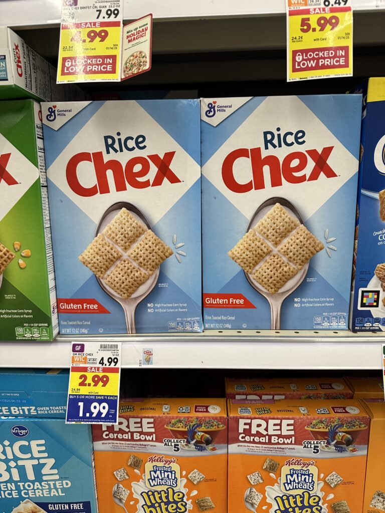 General Mills Chex Cereals Kroger Shelf Images (1)