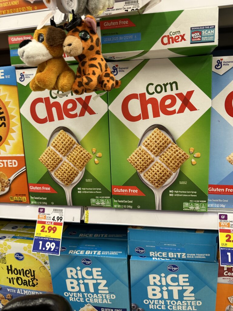 General Mills Chex Cereals Kroger Shelf Images (1)