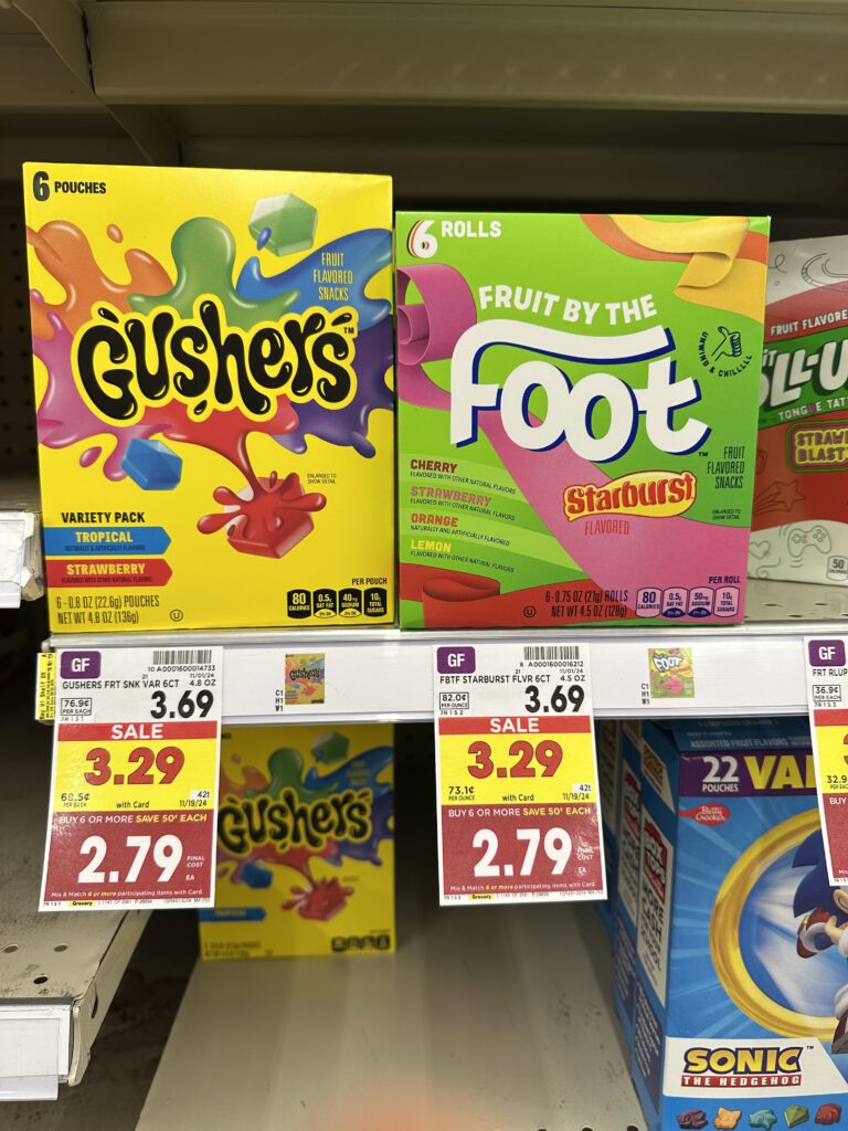 General Mills Fruit Snacks Kroger Shelf Image (1)