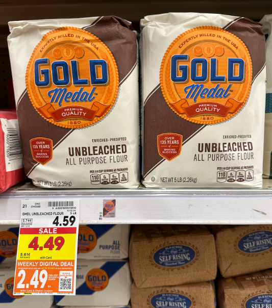 Gold Medal Flour Kroger Shelf Image