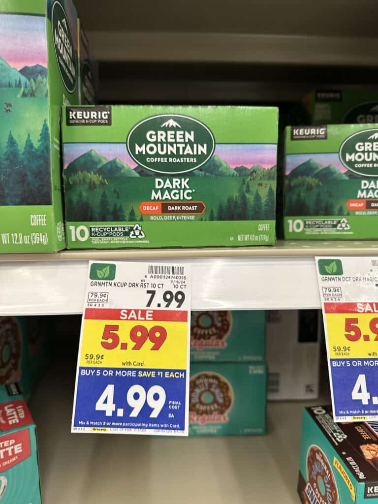 Green Mountain Donut Shot Coffee Kroger Shelf Images 