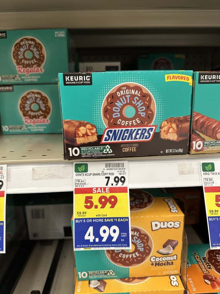 Green Mountain Donut Shot Coffee Kroger Shelf Images 