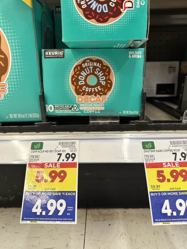 Green Mountain Donut Shot Coffee Kroger Shelf Images 