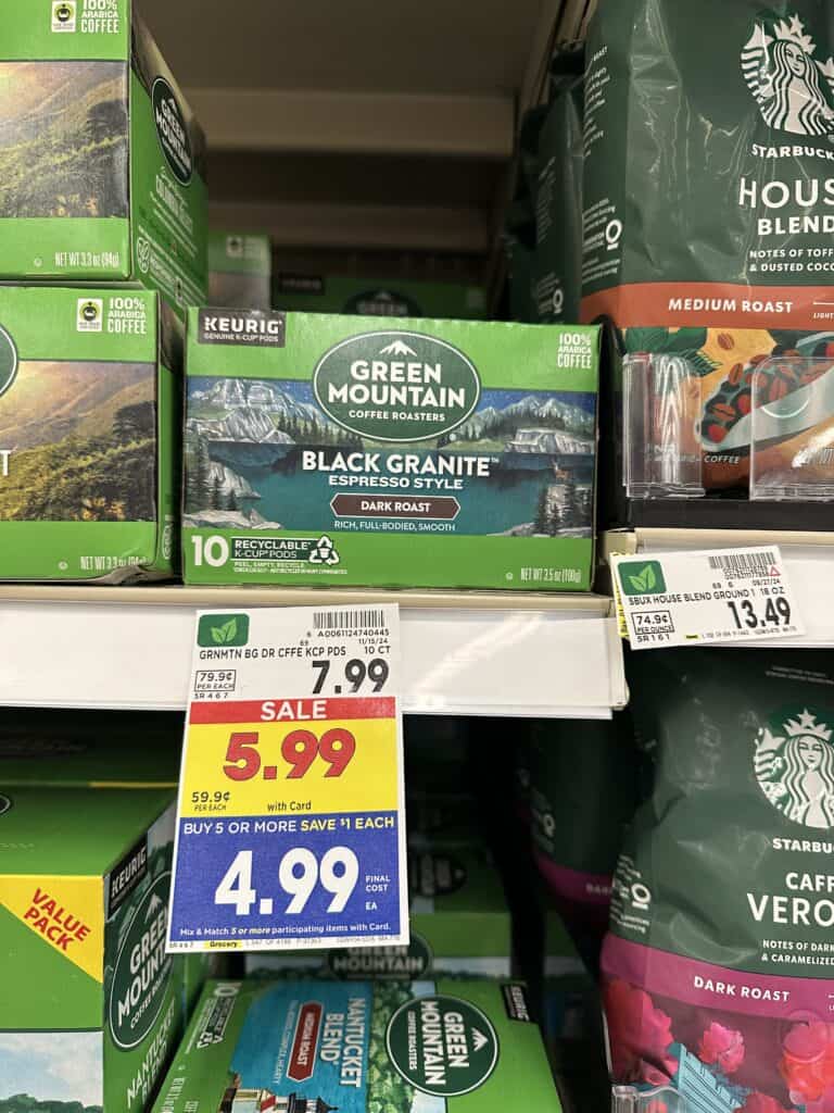 Green Mountain Donut Shot Coffee Kroger Shelf Images 