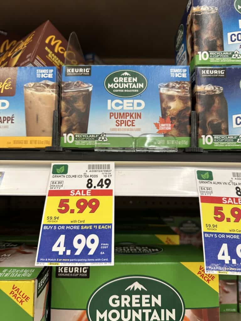 Green Mountain Donut Shot Coffee Kroger Shelf Images 