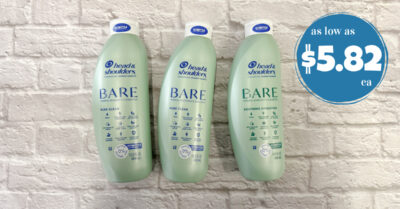 Head and Shoulders Bare Shampoo kroger krazy