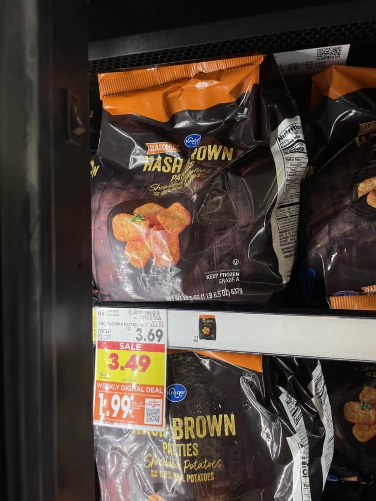 Kroger frozen potatoes shelf images 