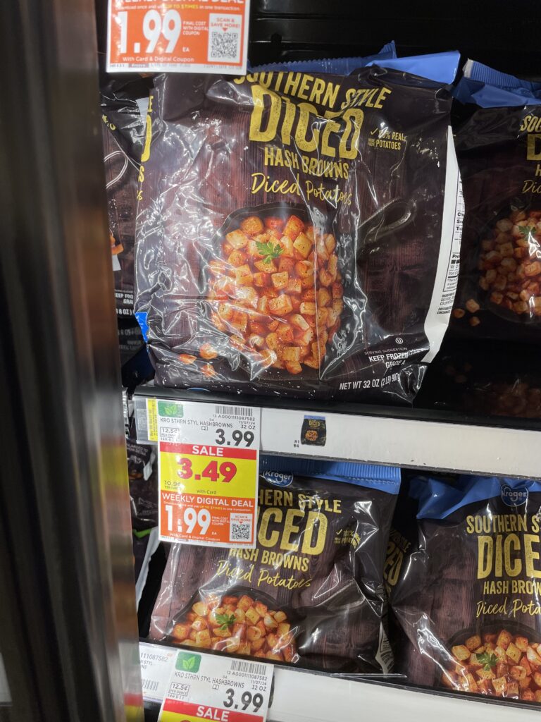 Kroger frozen potatoes shelf images 