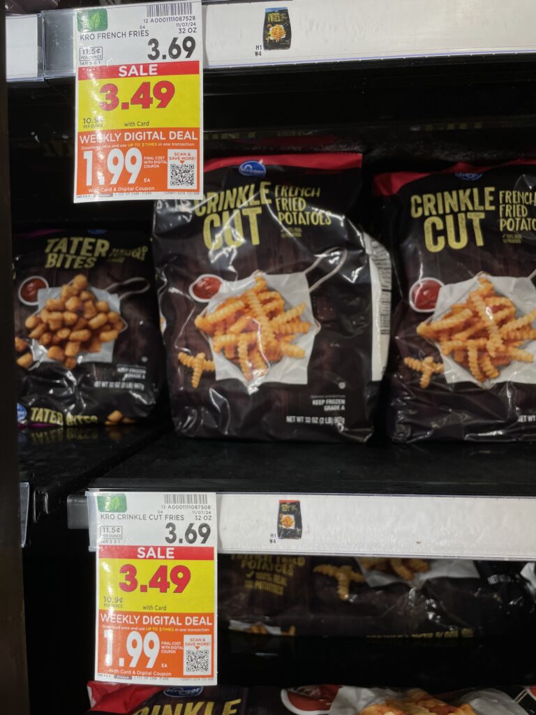 Kroger frozen potatoes shelf images 