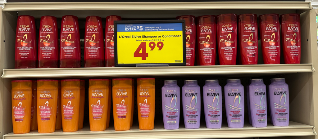 L'Oreal Elvive Kroger Shelf Image