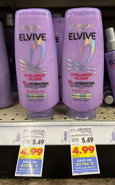 L'Oreal Elvive Kroger Shelf Image