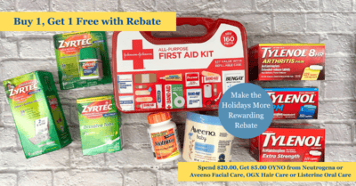 Make Holidays More Rewarding Rebate Kenvue Kroger Krazy