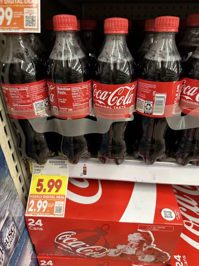 Pepsi, Coca-Cola Dr. Pepper 7UP Kroger Shelf Images (1)