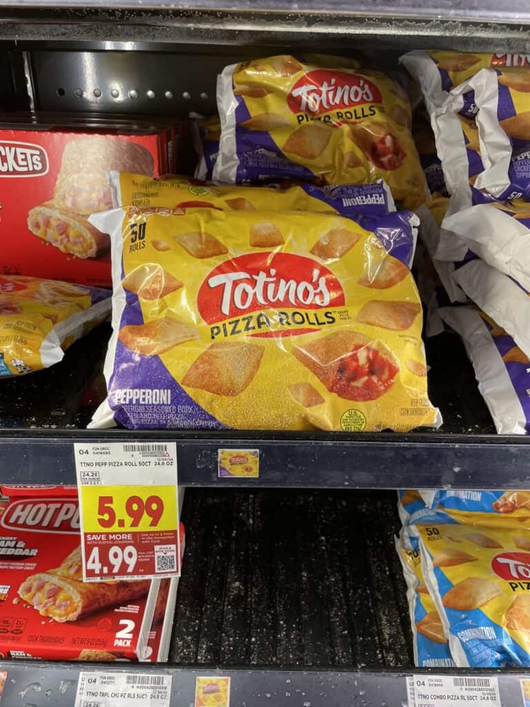 Totino's Pizza Rolls Kroger Shelf Image