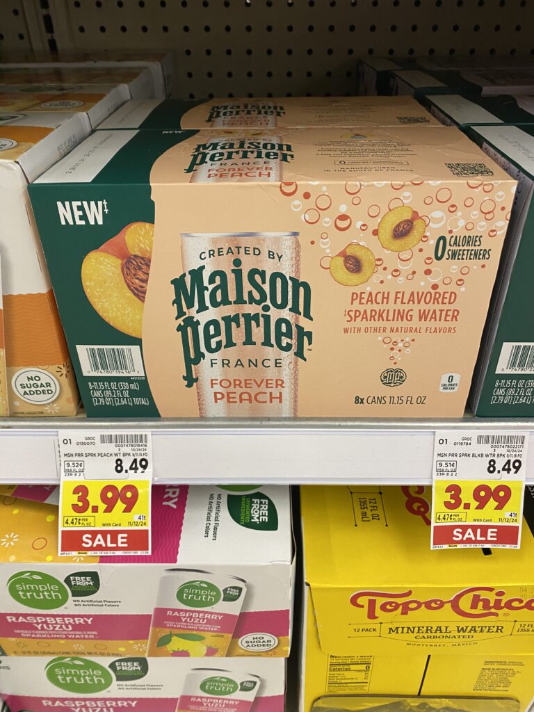 Maison Perrier Sparkling Water Kroger Shelf Image