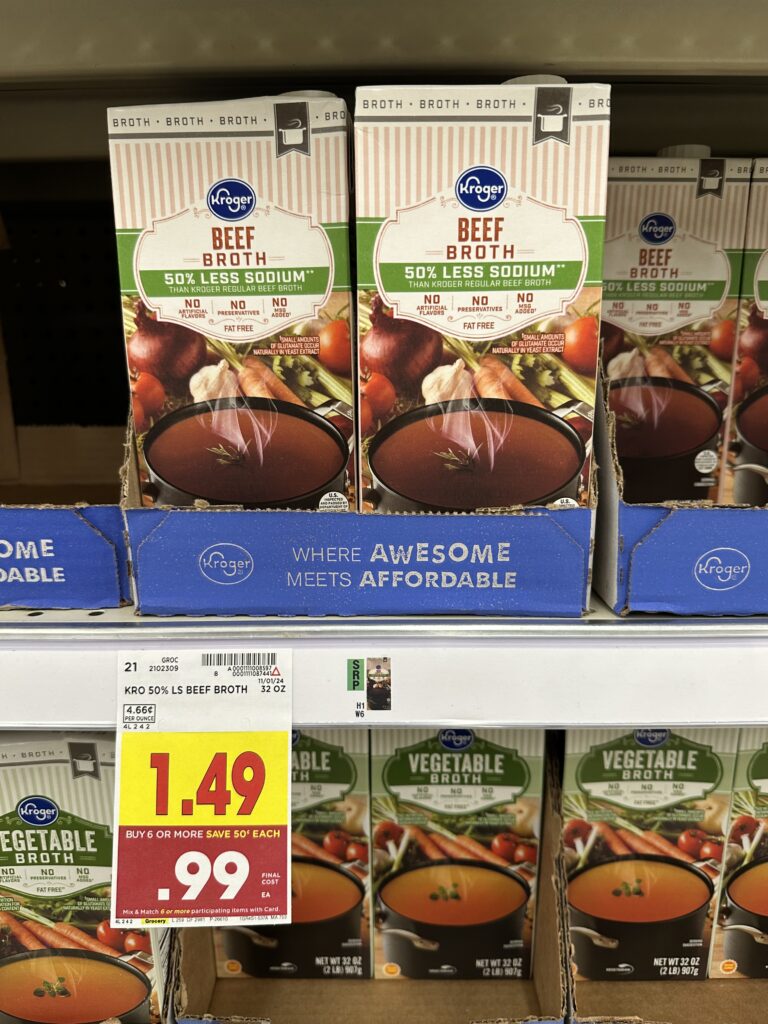 Kroger Broth Shelf Image