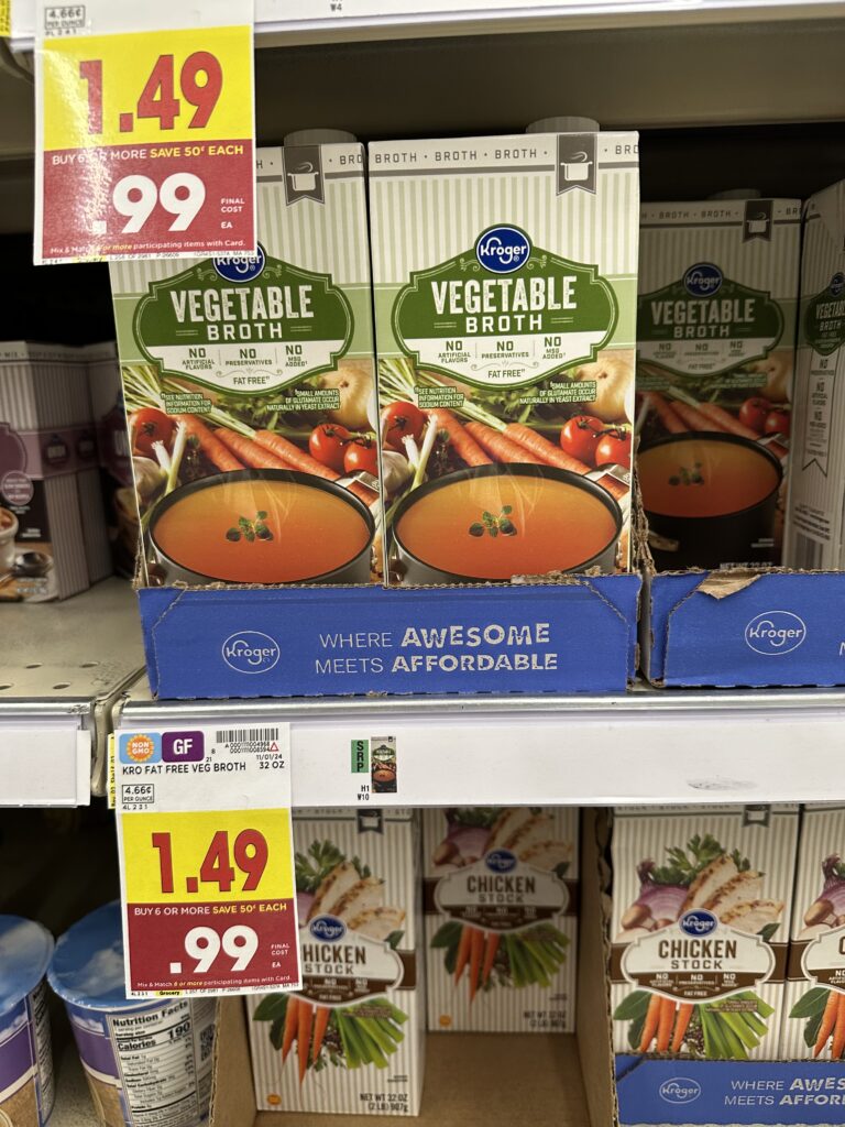 Kroger Broth Shelf Image