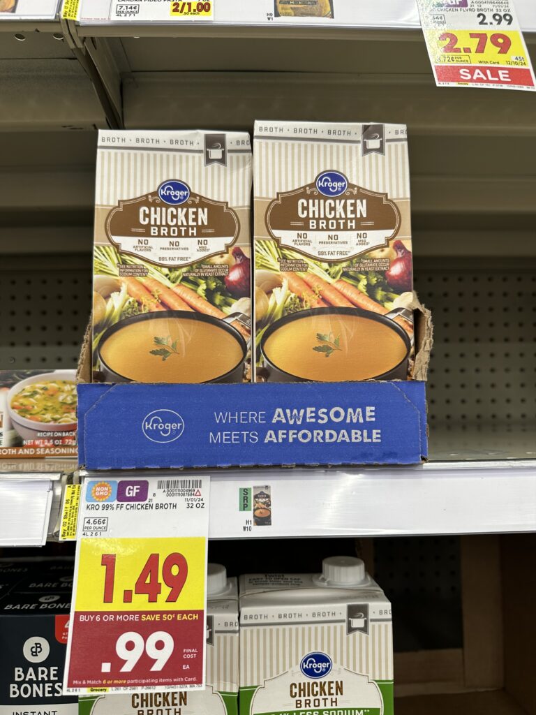 Kroger Broth Shelf Image