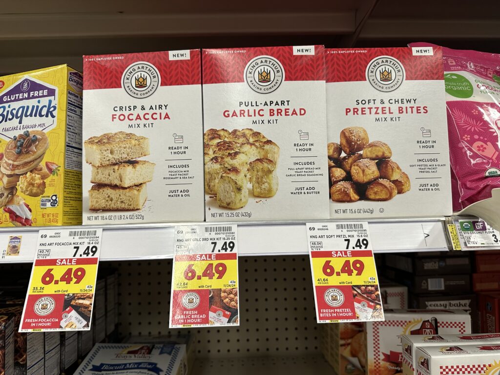 king arthur bread mix kit kroger shelf image