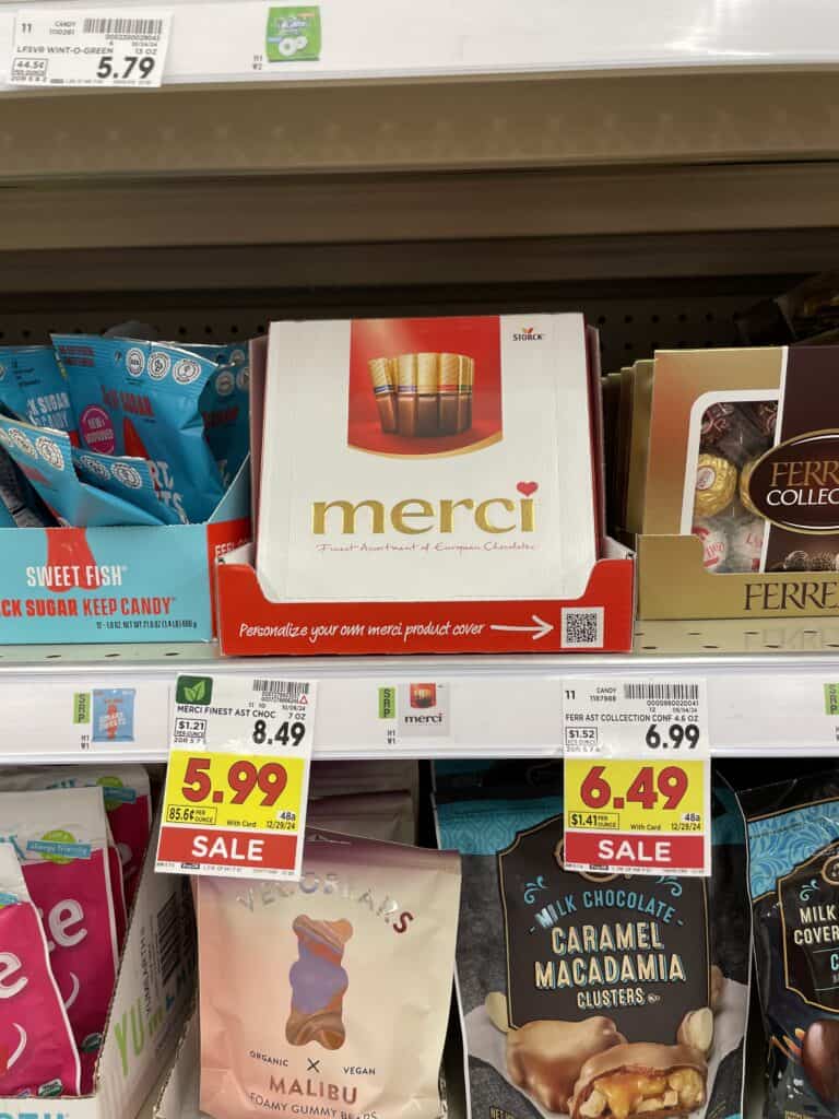 merci chocolate kroger shelf image