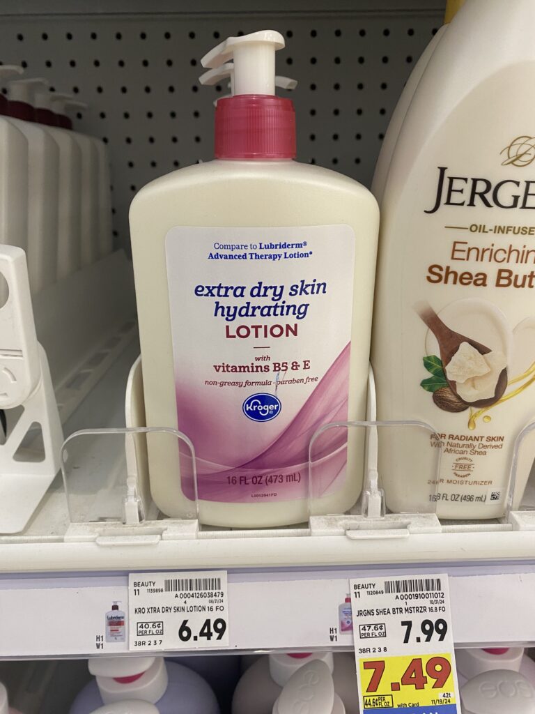 kroger extra dry skin hydrating lotion kroger shelf image