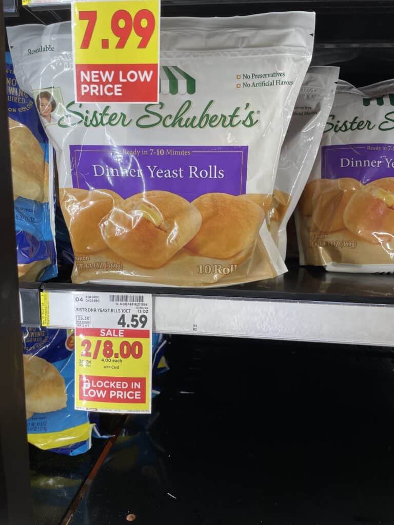 Sister Schubert's Rolls Kroger Shelf Image