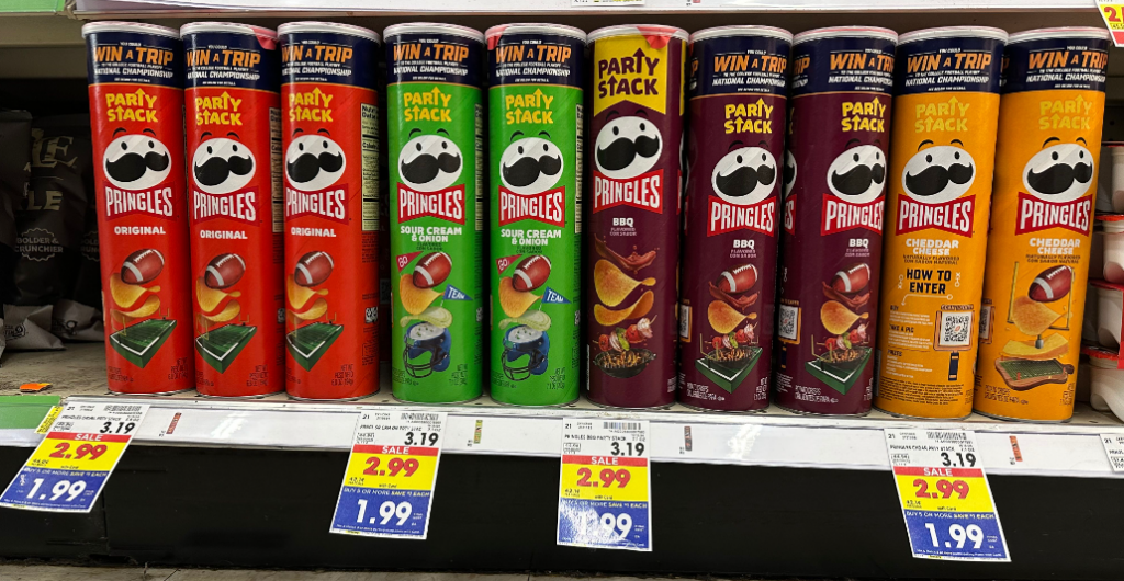 Pringles Kroger Shelf Image