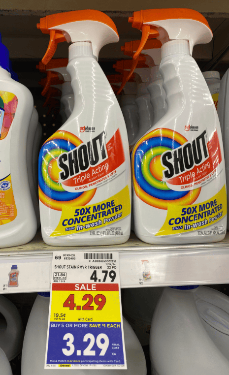 Shout Stain Remover Kroger Shelf Image