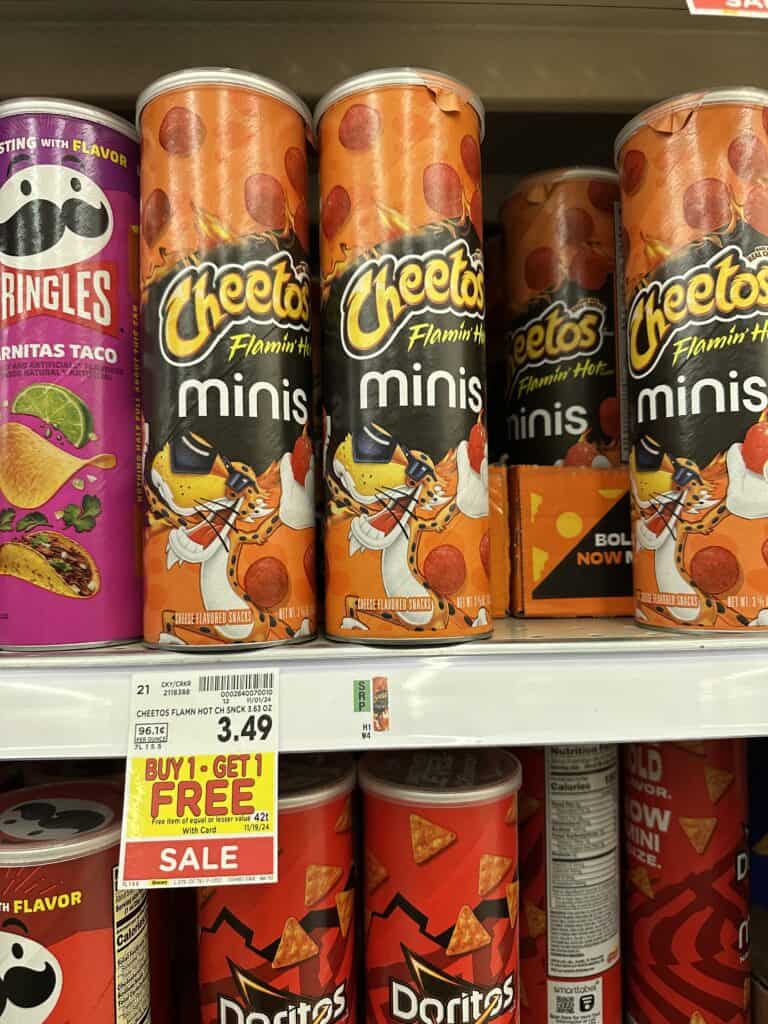 Sun Chips, Cheetos, Doritos, Funyuns Kroger Shelf Images (1)