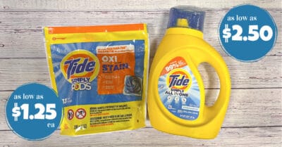 Tide Simply PODS and detergent kroger krazy 2