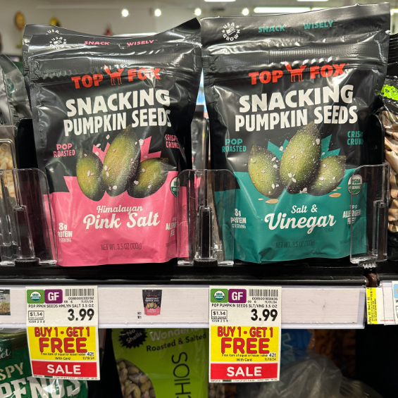 Top Fox Pumpkin Seeds Kroger Shelf image