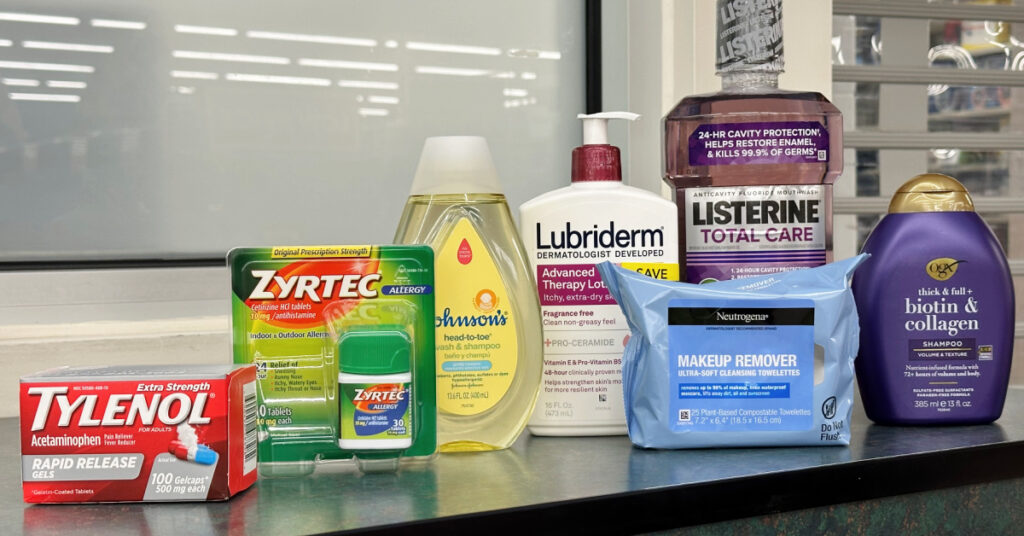 Tylenol, Zyrtec, Johnson's Lubriderm Neutrogena, Listerine and OGX Kroger and Kenvue