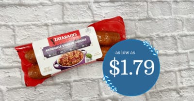 Zatarain's Smoked Sausage Kroger Krazy