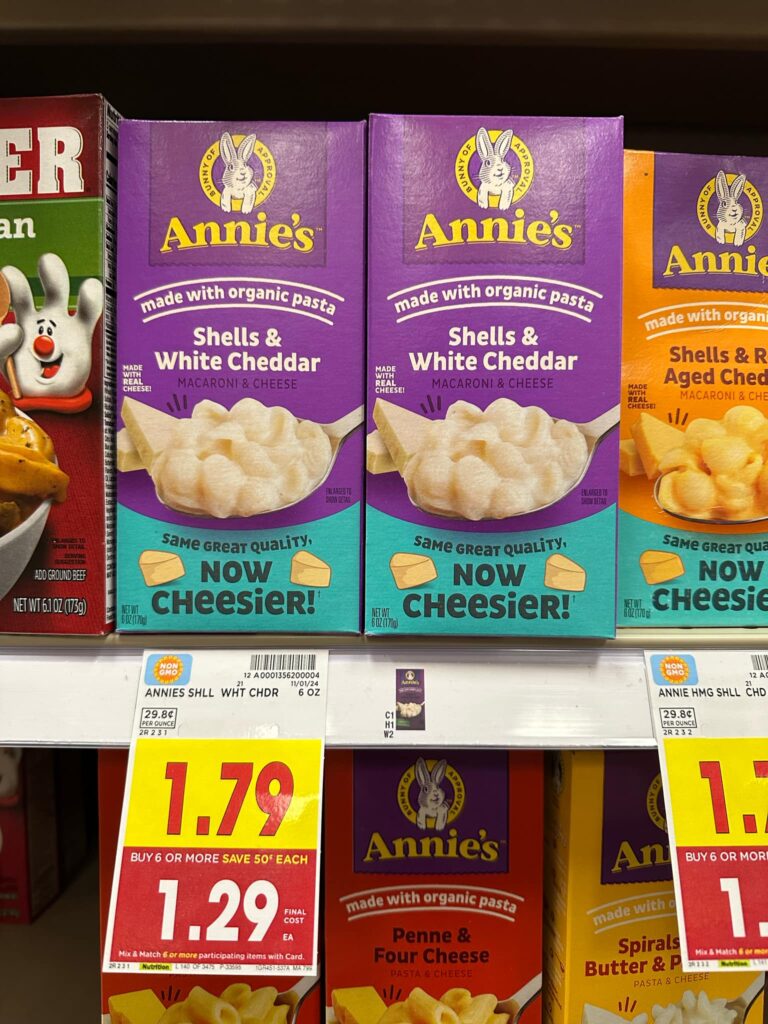 annie's mac kroger shelf image