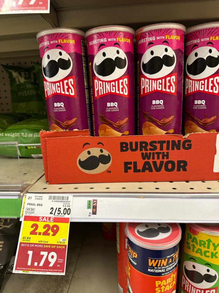 pringles kroger shelf image