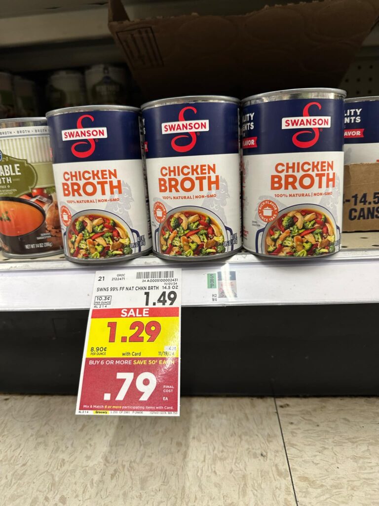 swanson broth kroger shelf image