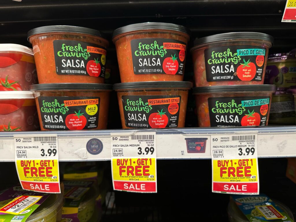 fresh cravings salsa kroger shelf image