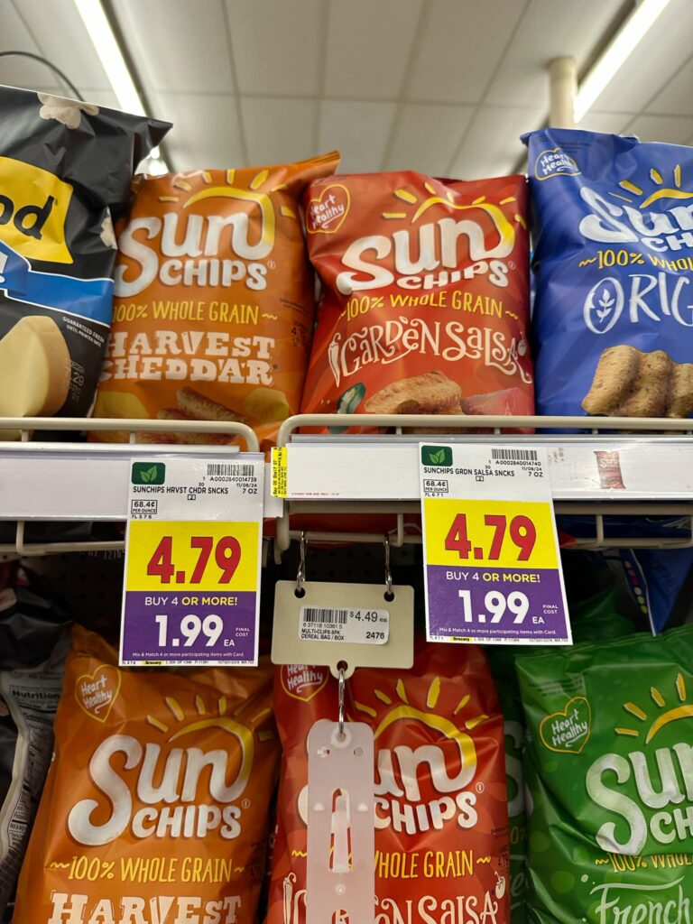 sunchips kroger shelf image