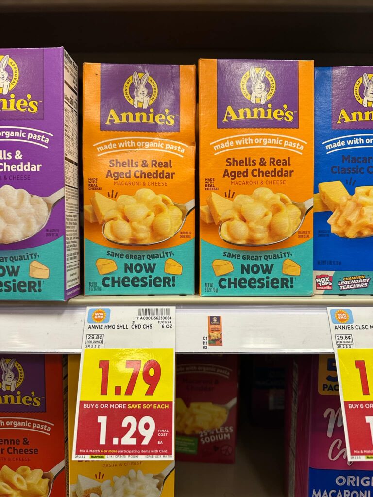 annie's mac kroger shelf image