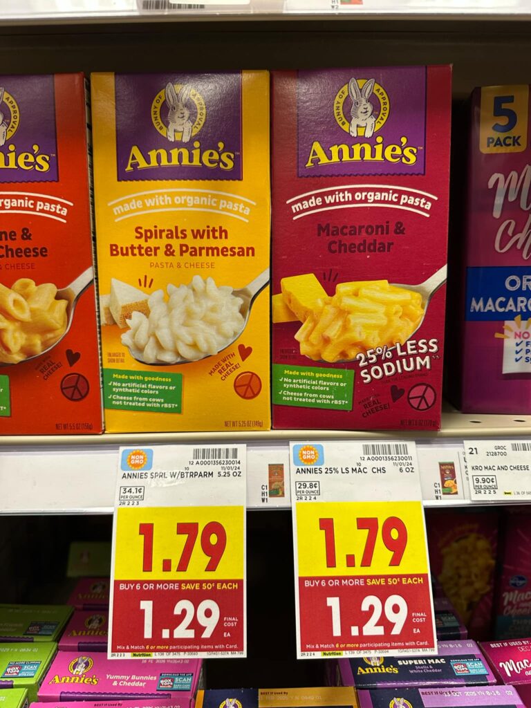 annie's mac kroger shelf image