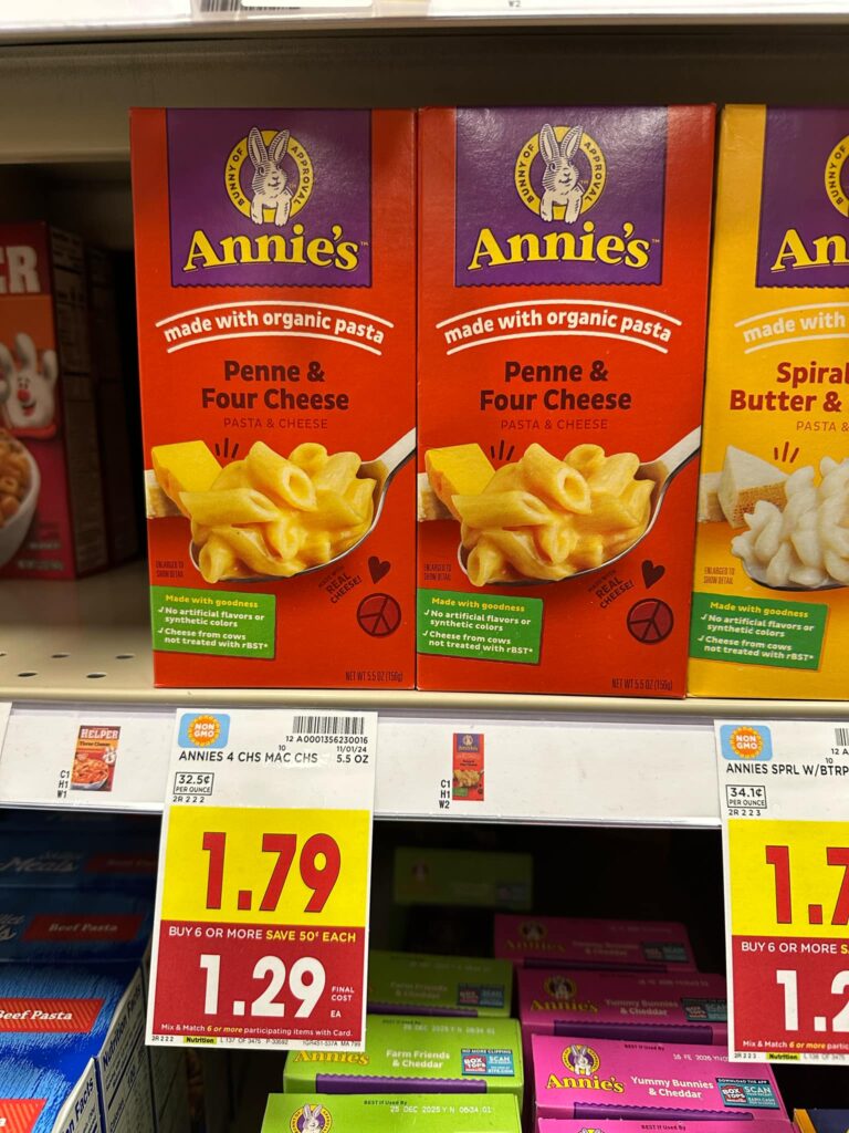 annie's mac kroger shelf image