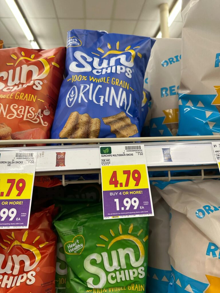 sunchips kroger shelf image