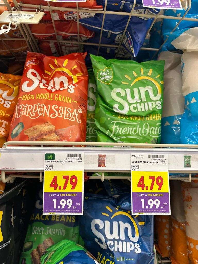 sunchips kroger shelf image