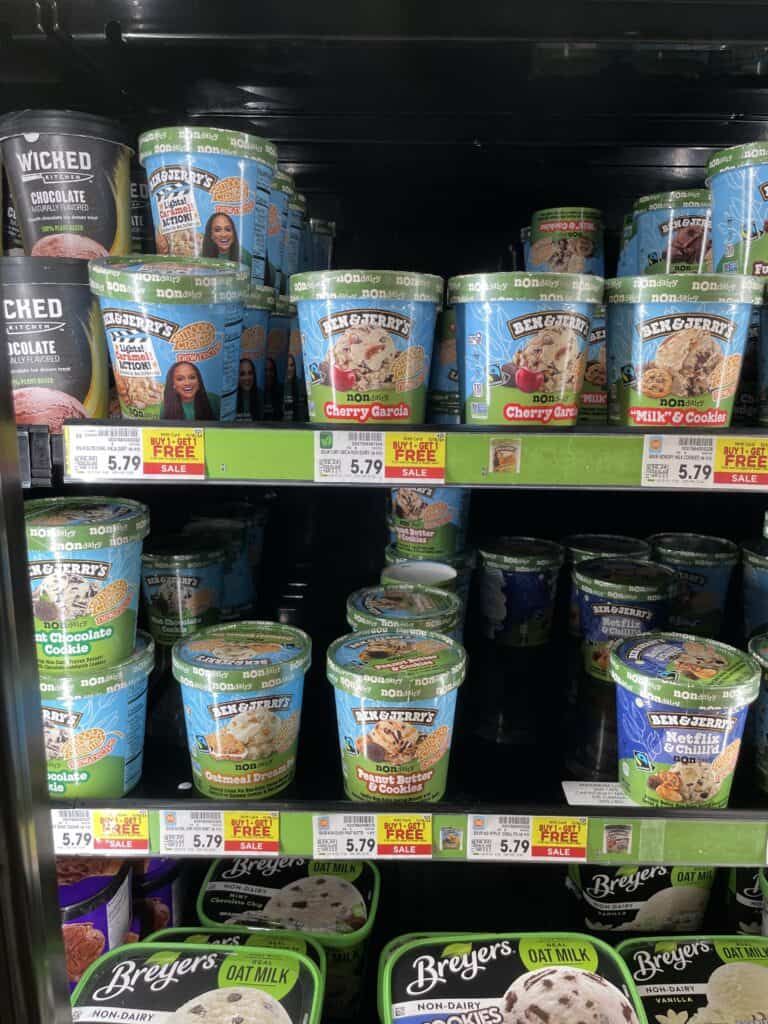 ben and jerry's ice cream kroger shelf image (1)