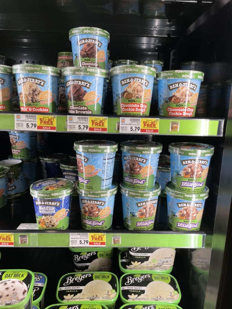 ben and jerry's ice cream kroger shelf image (1)