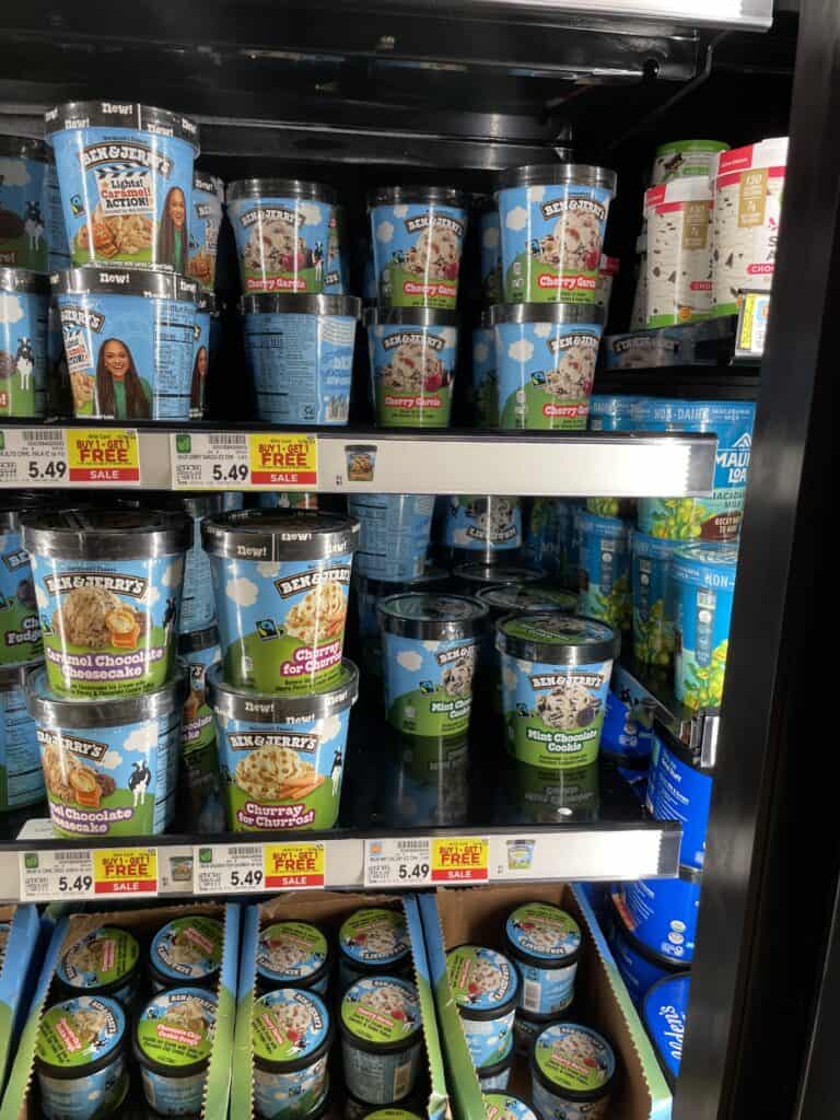 ben and jerry's ice cream kroger shelf image (1)