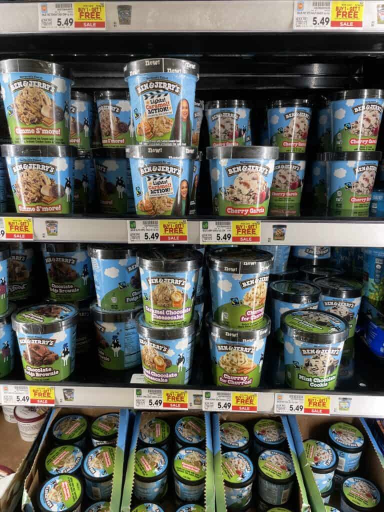 ben and jerry's ice cream kroger shelf image (1)