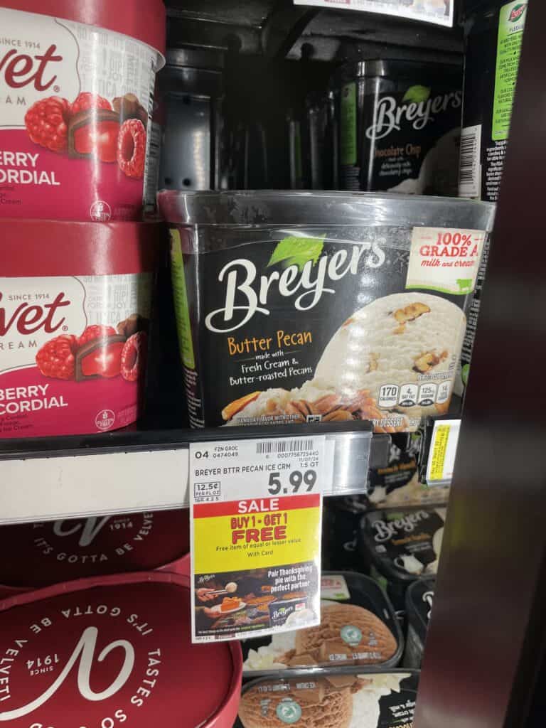 breyers ice cream kroger shelf image (1)