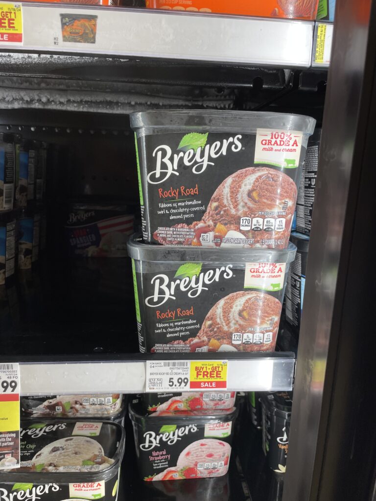 breyers ice cream kroger shelf image (1)